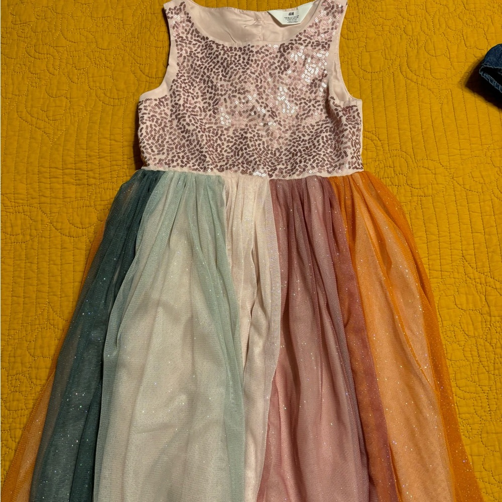H&M Multicolor Sequin Dress